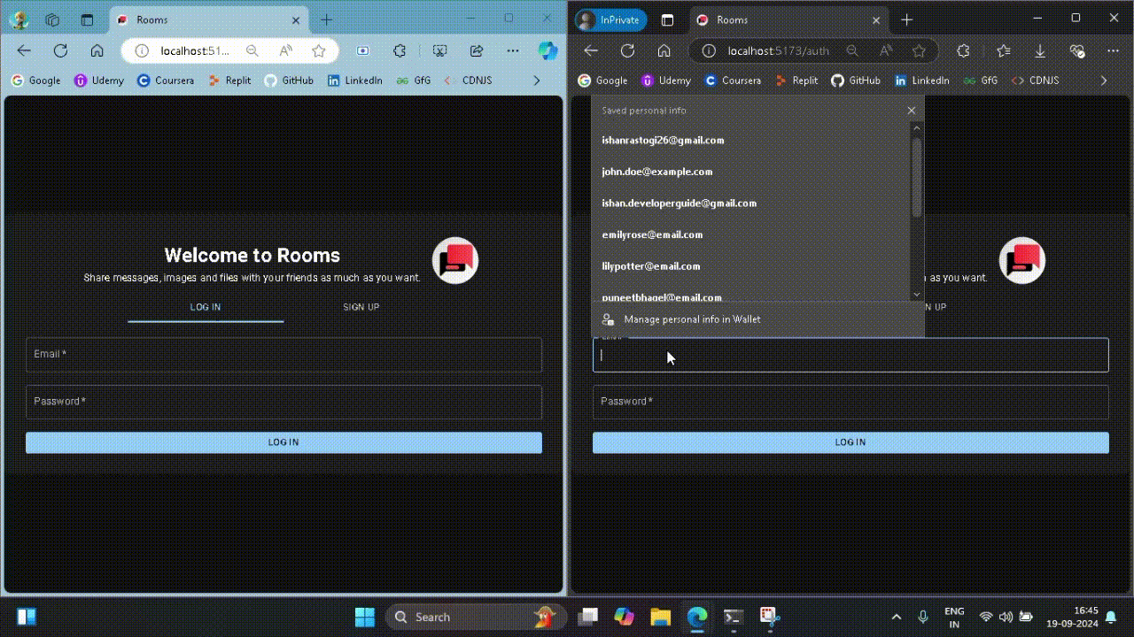 Rooms — Full-Stack Chat